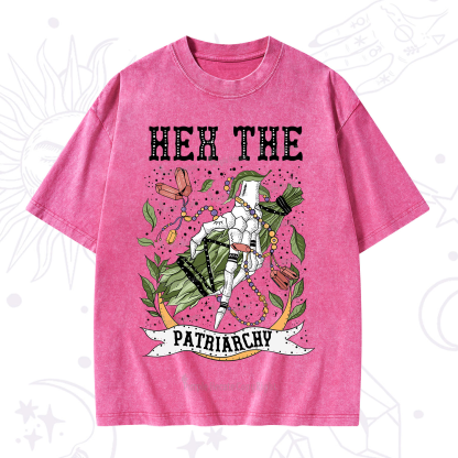 Purplehecate Heh The Patriarchy Washed T-Shirt