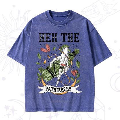Purplehecate Heh The Patriarchy Washed T-Shirt