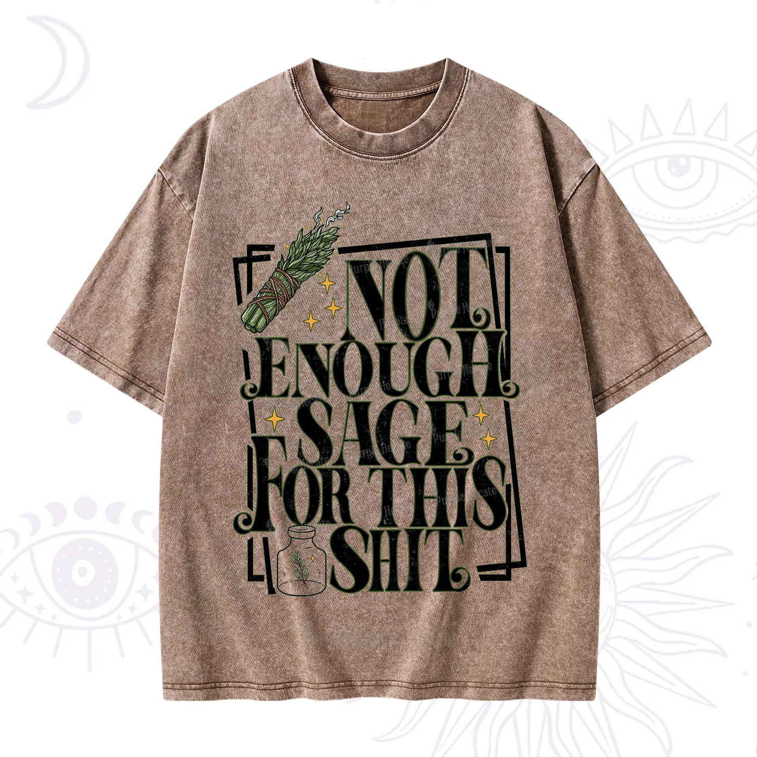 Purplehecate Smudge for This Shit Washed T-Shirt