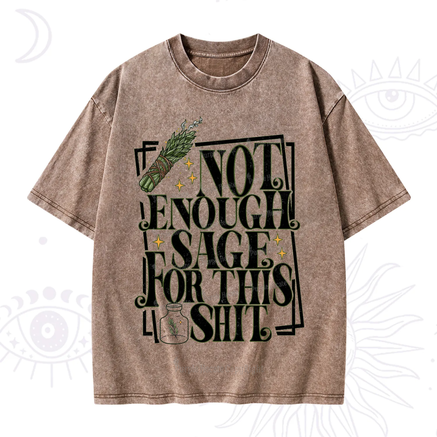 Purplehecate Smudge for This Shit Washed T-Shirt