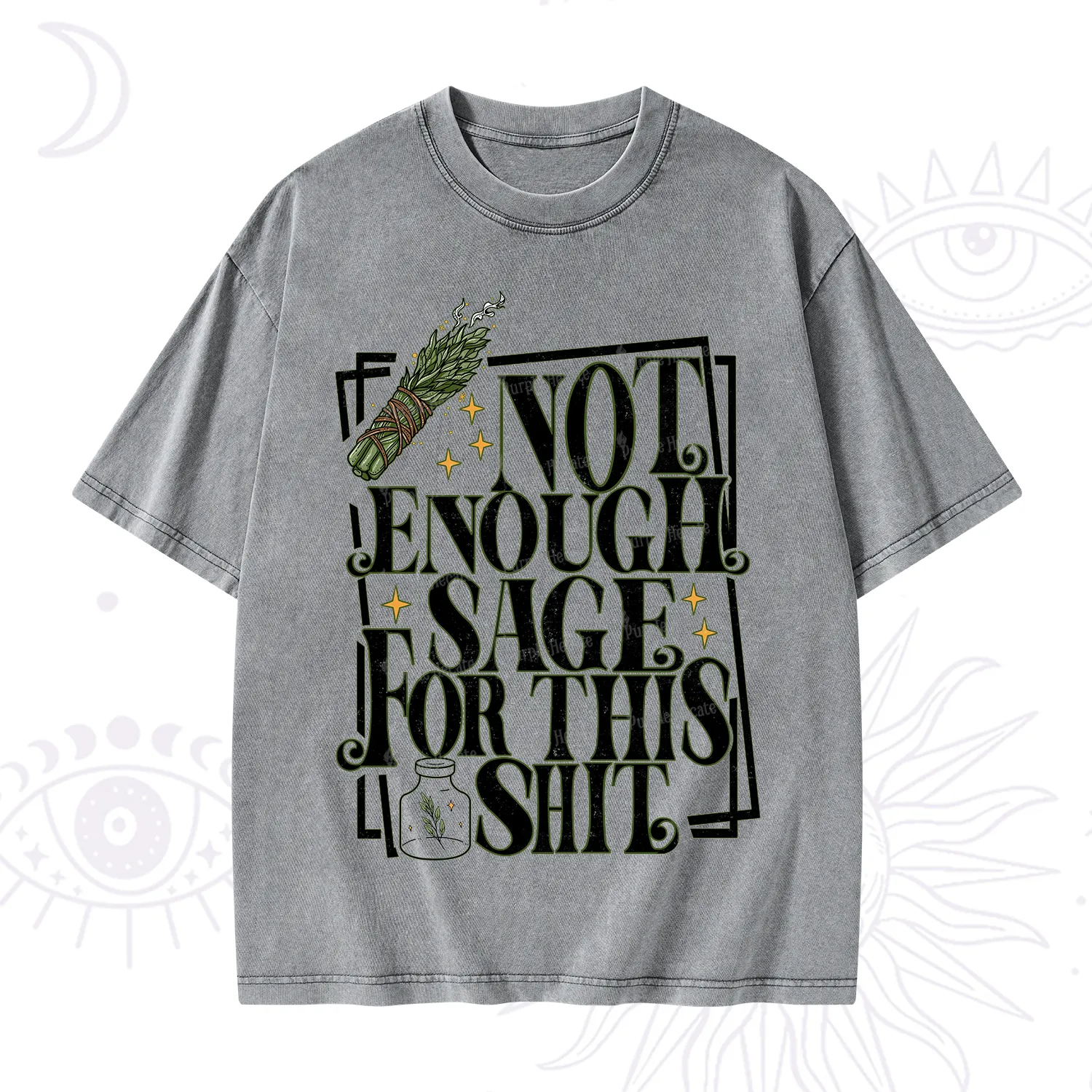 Purplehecate Smudge for This Shit Washed T-Shirt