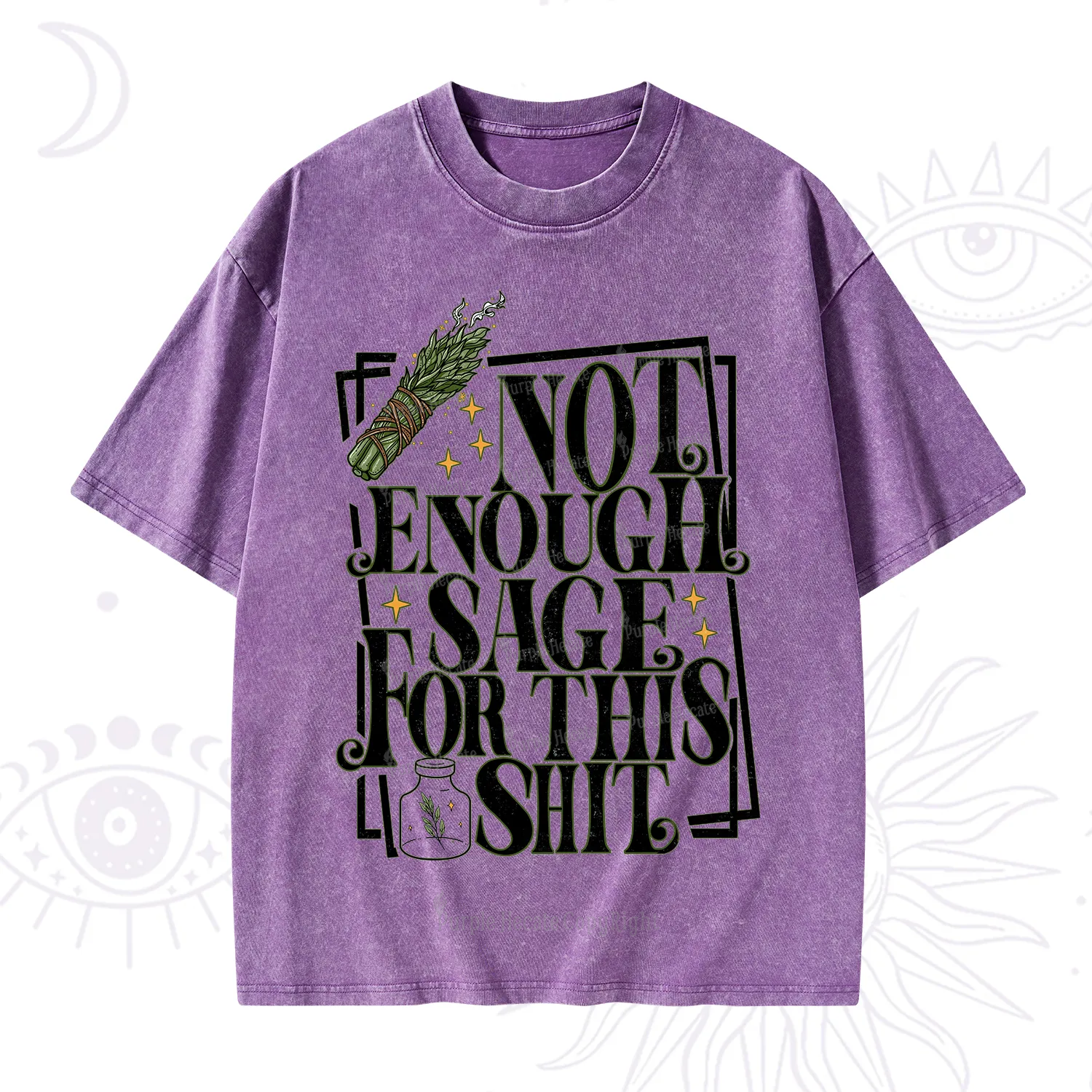 Purplehecate Smudge for This Shit Washed T-Shirt