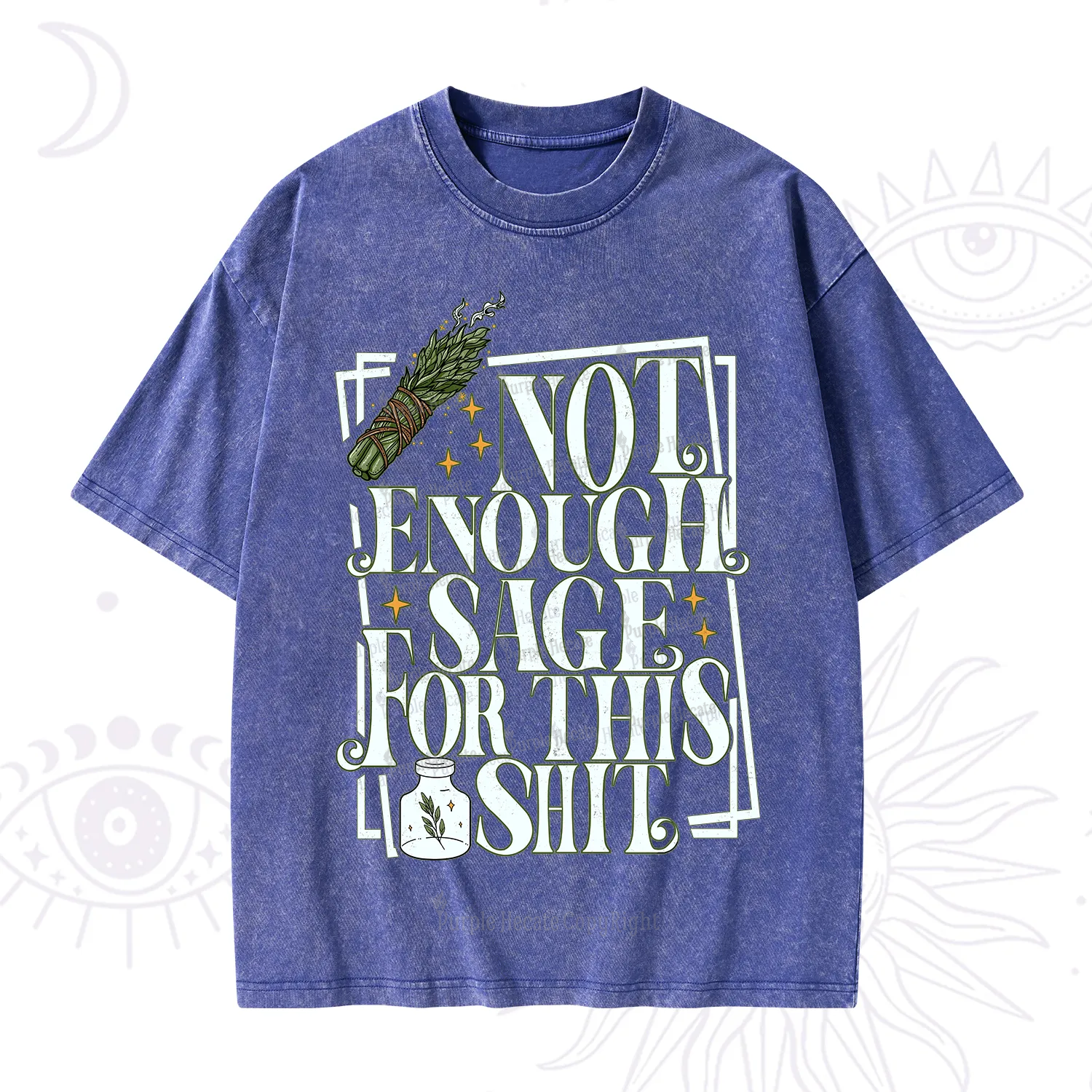 Purplehecate Smudge for This Shit Washed T-Shirt