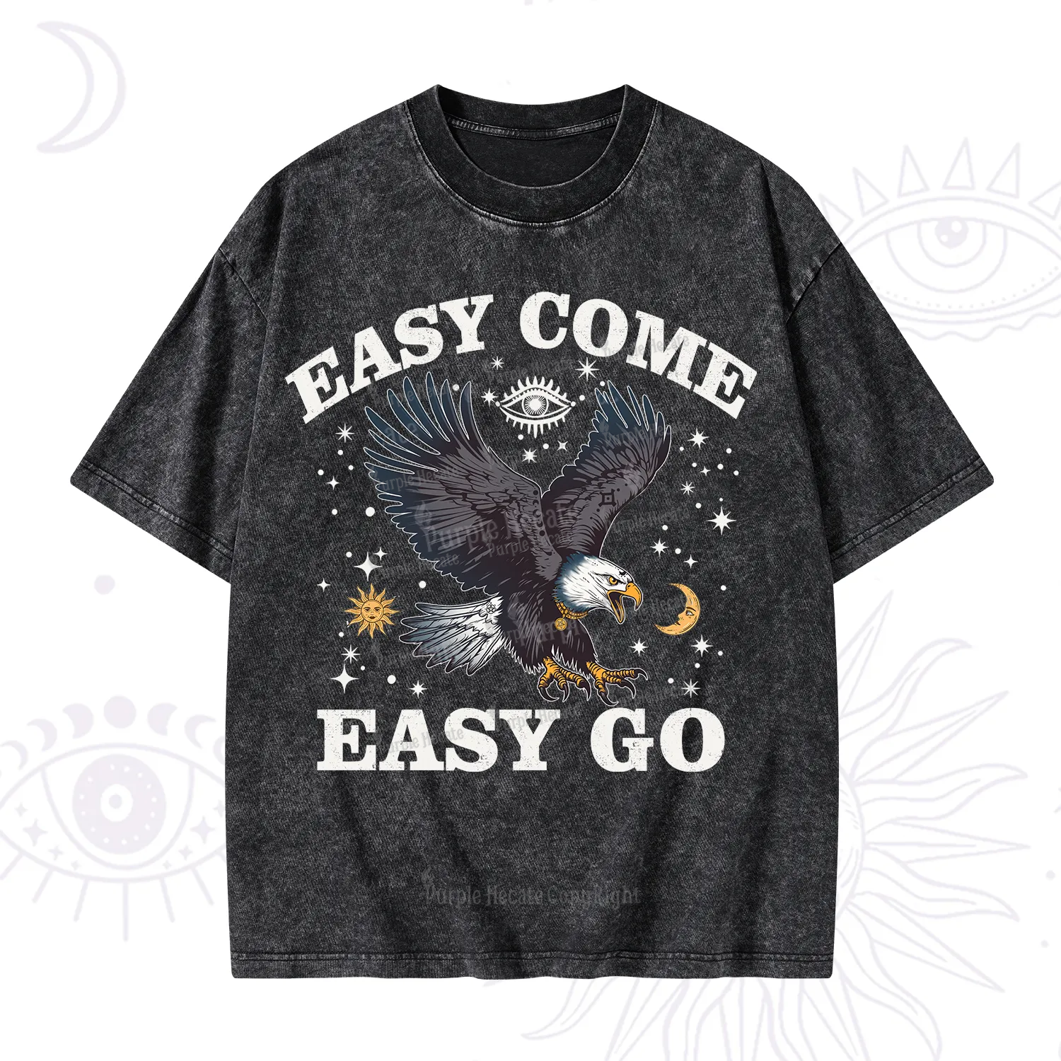 Purplehecate Easy Come Easy Go Washed T-Shirt