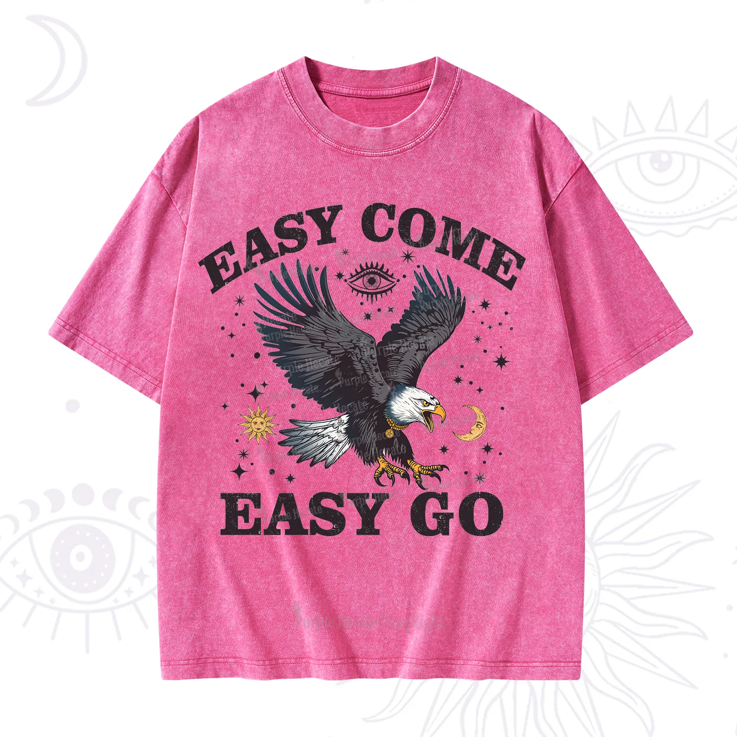 Purplehecate Easy Come Easy Go Washed T-Shirt