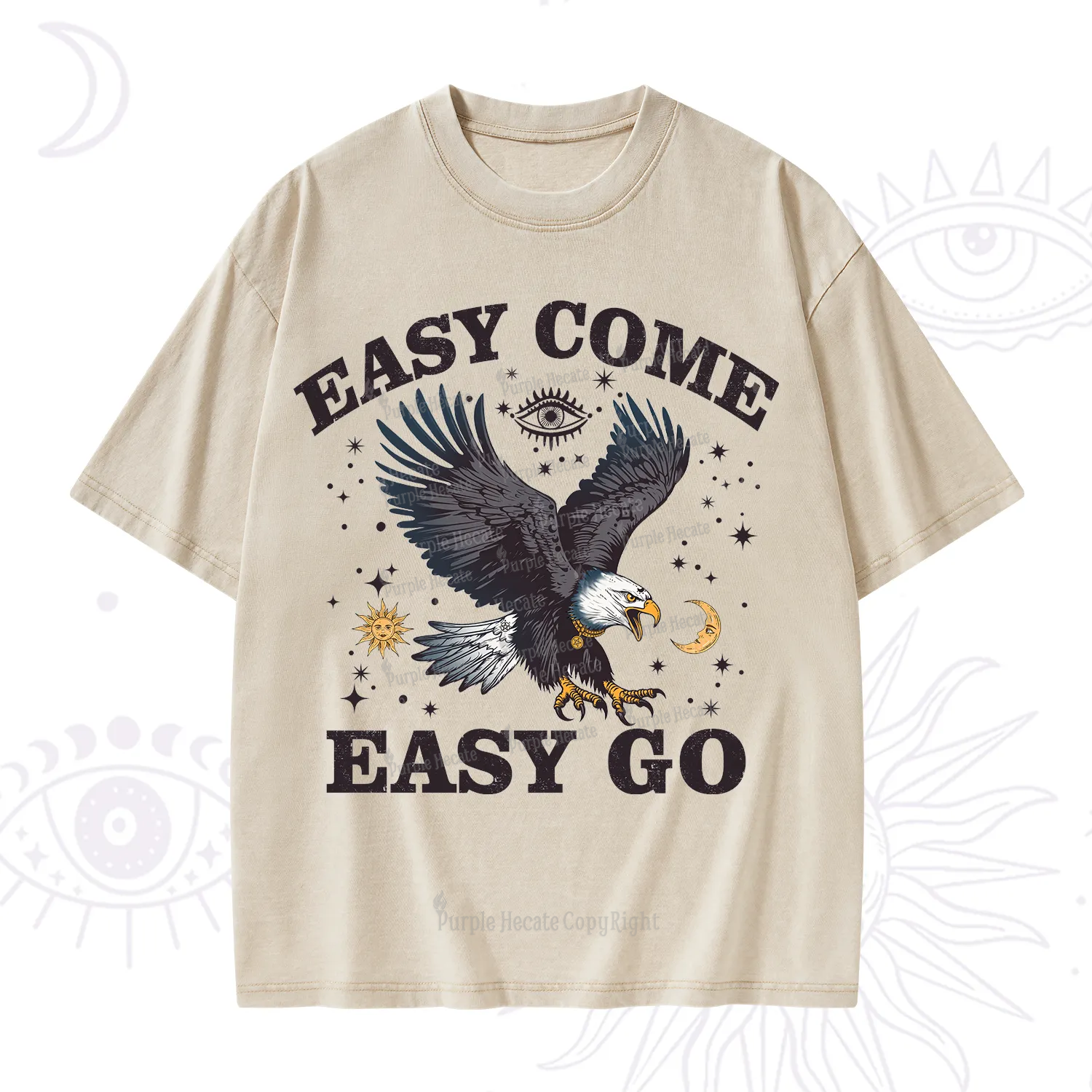 Purplehecate Easy Come Easy Go Washed T-Shirt