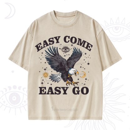 Purplehecate Easy Come Easy Go Washed T-Shirt