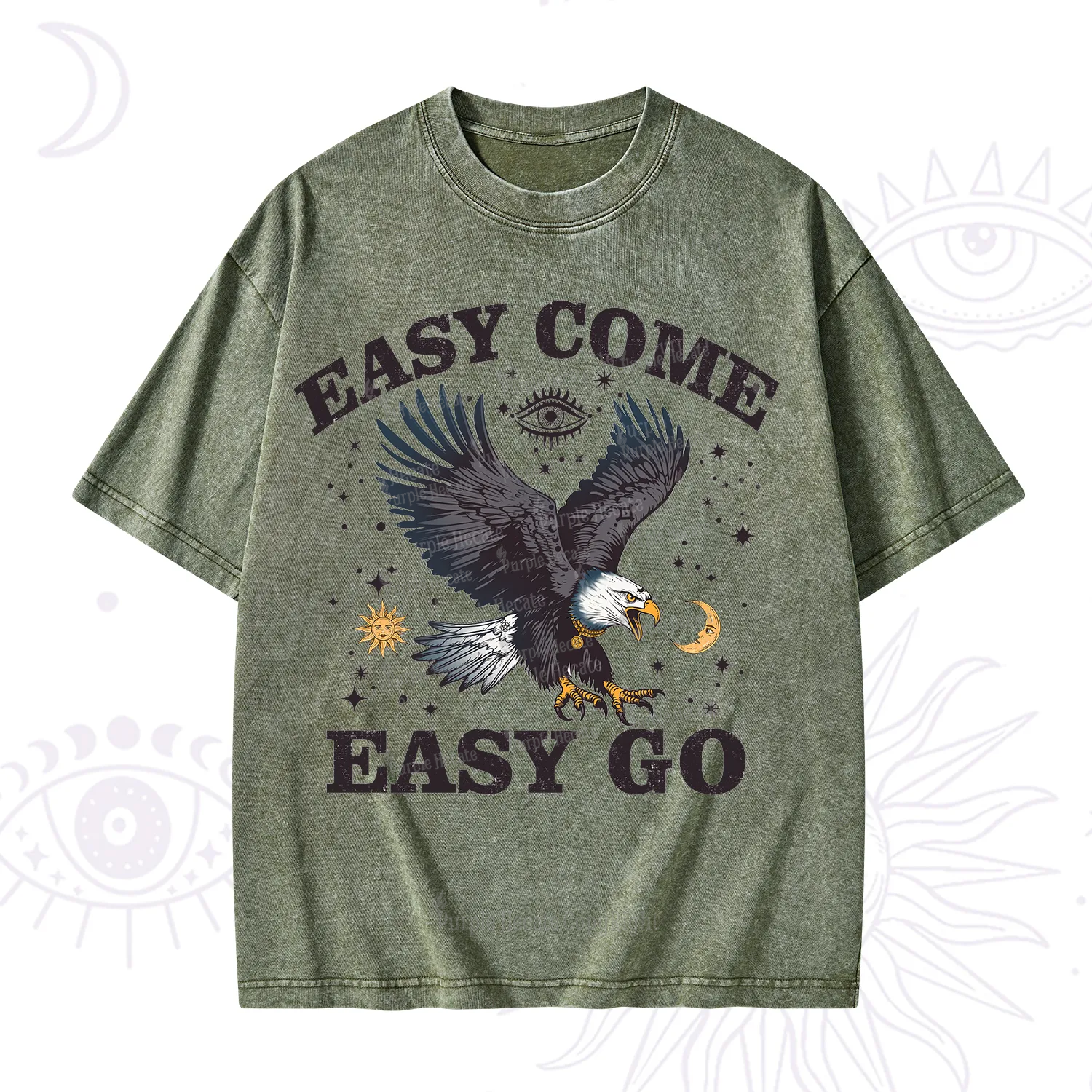Purplehecate Easy Come Easy Go Washed T-Shirt