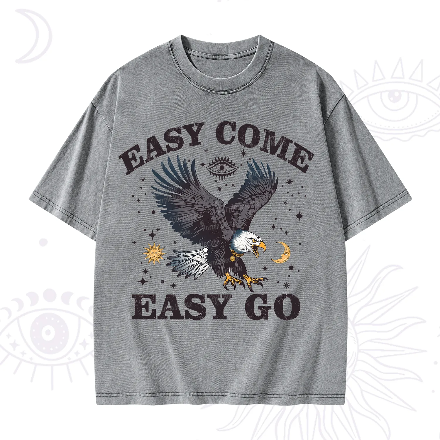 Purplehecate Easy Come Easy Go Washed T-Shirt