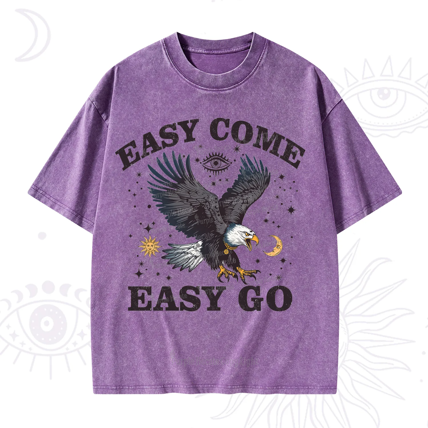 Purplehecate Easy Come Easy Go Washed T-Shirt