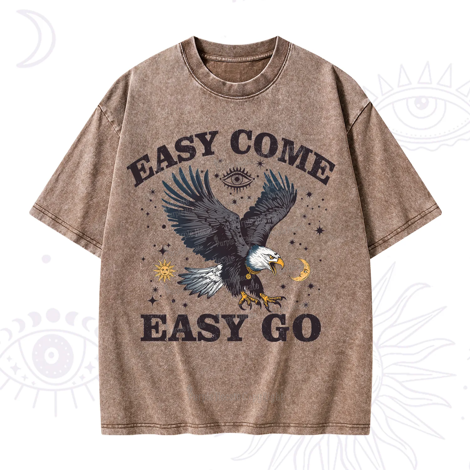 Purplehecate Easy Come Easy Go Washed T-Shirt