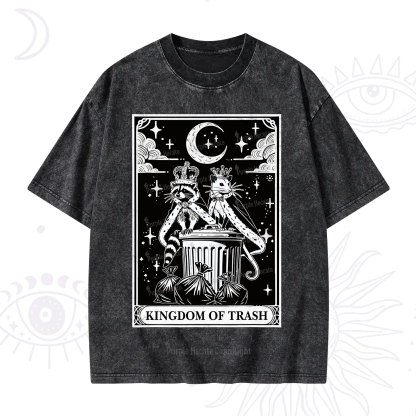 Purplehecate The Kingdom Of Trash Tarot Washed T-Shirt