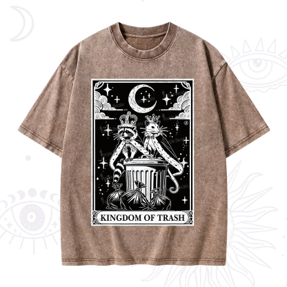 Purplehecate The Kingdom Of Trash Tarot Washed T-Shirt