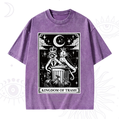 Purplehecate The Kingdom Of Trash Tarot Washed T-Shirt