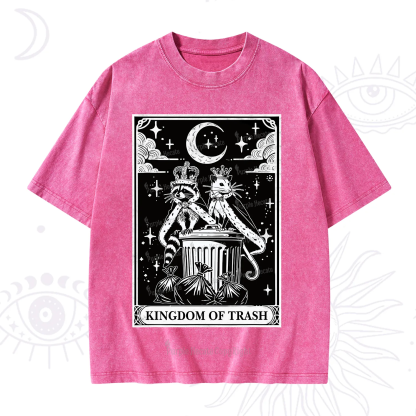 Purplehecate The Kingdom Of Trash Tarot Washed T-Shirt