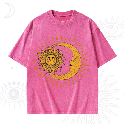 Purplehecate Solar & Lunar Spirit Washed T-Shirt
