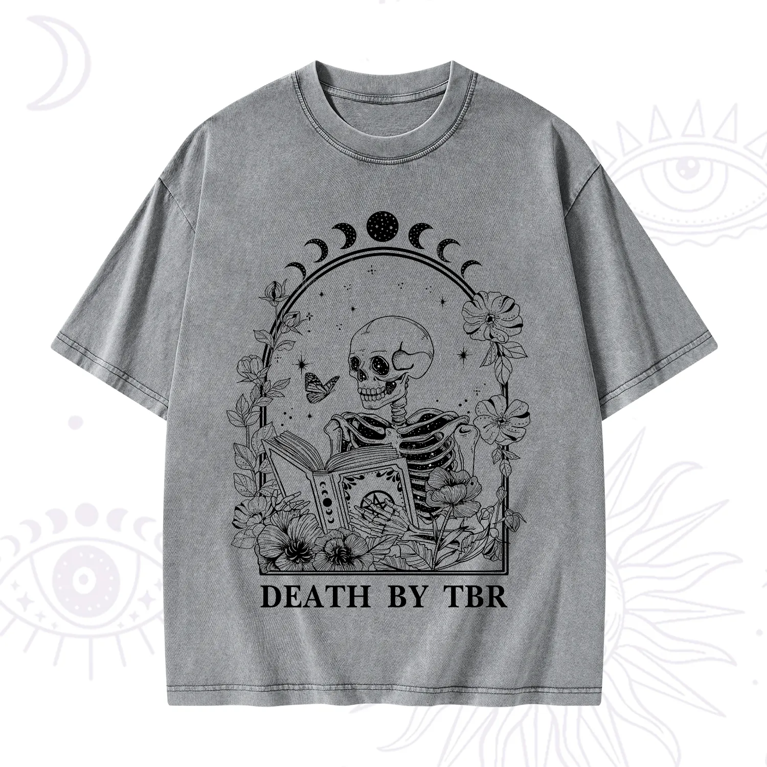 Purplehecate Death By TBR Washed T-Shirt