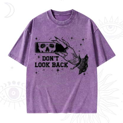 Purplehecate Don't Look Back Washed T-Shirt