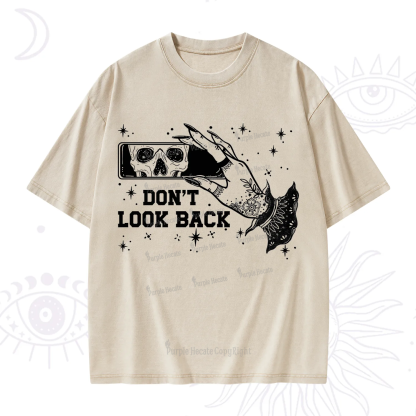 Purplehecate Don't Look Back Washed T-Shirt