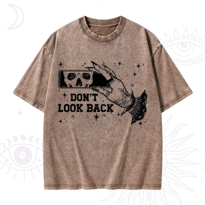 Purplehecate Don't Look Back Washed T-Shirt