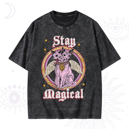 Purplehecate Stay Magical Washed T-Shirt