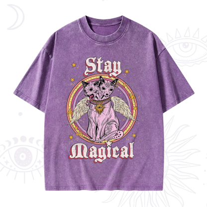 Purplehecate Stay Magical Washed T-Shirt