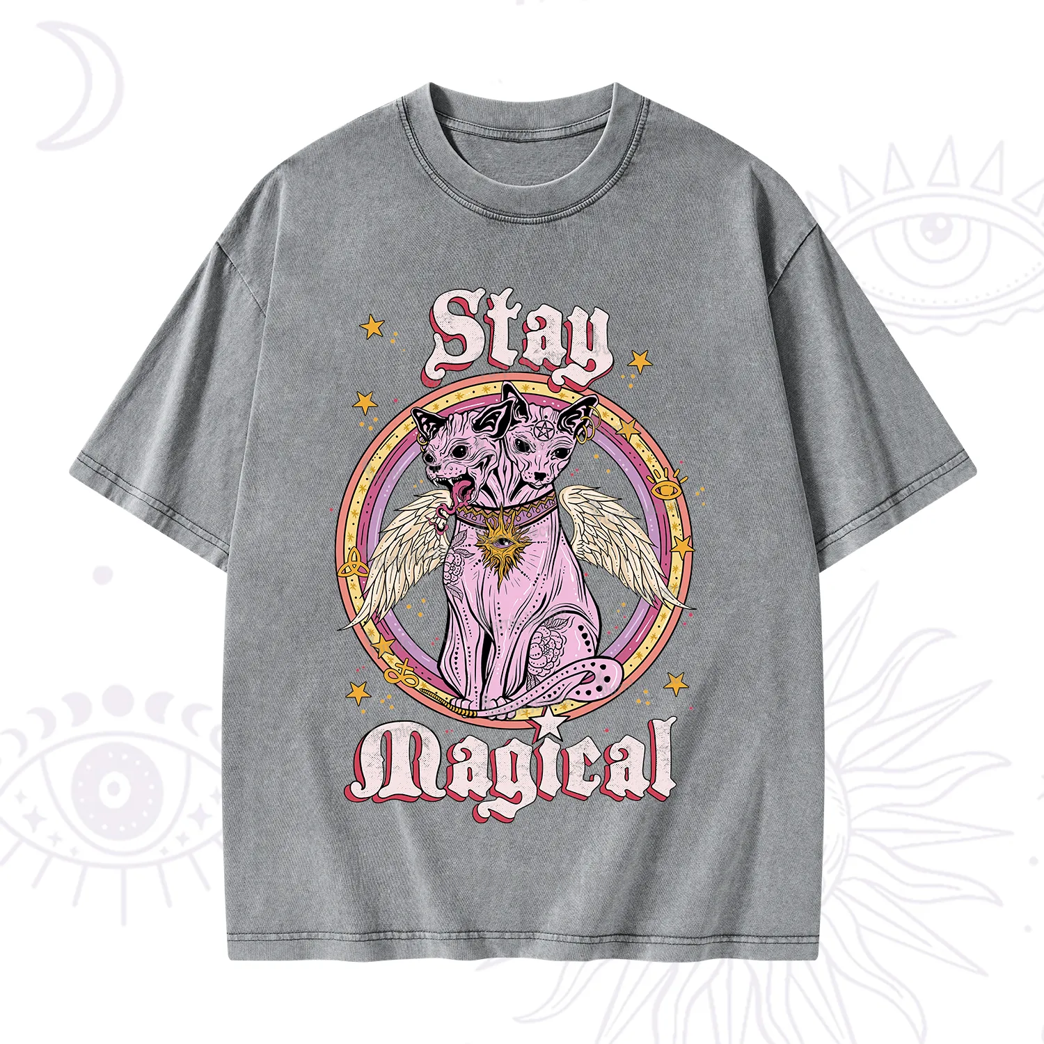 Purplehecate Stay Magical Washed T-Shirt