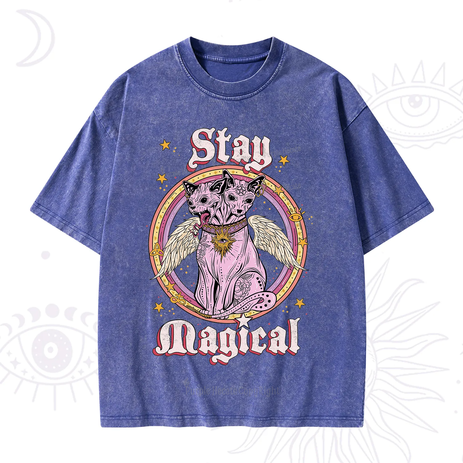 Purplehecate Stay Magical Washed T-Shirt