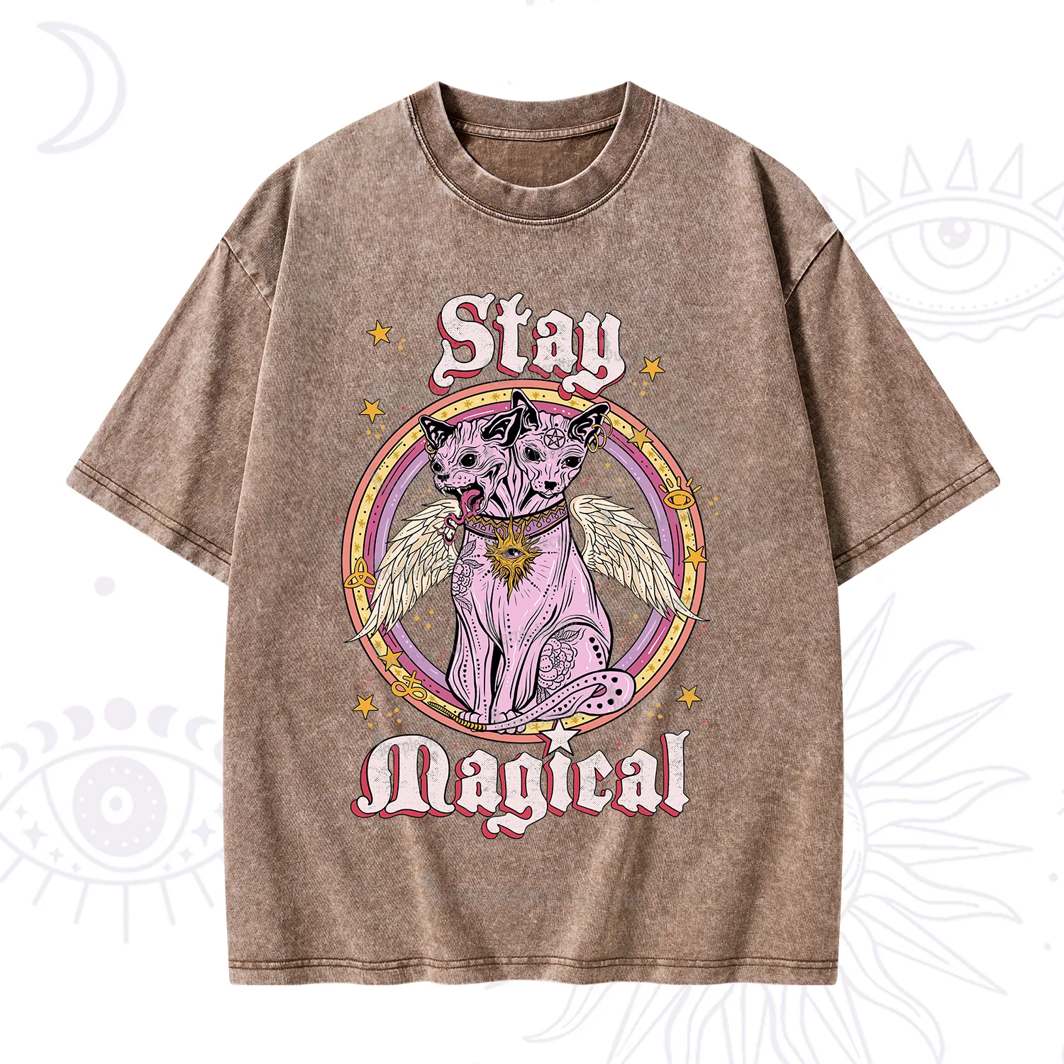 Purplehecate Stay Magical Washed T-Shirt
