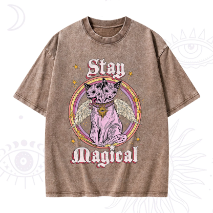 Purplehecate Stay Magical Washed T-Shirt