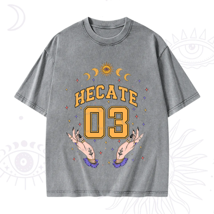 Purplehecate Hecate Moonlight Sorcery Washed T-Shirt