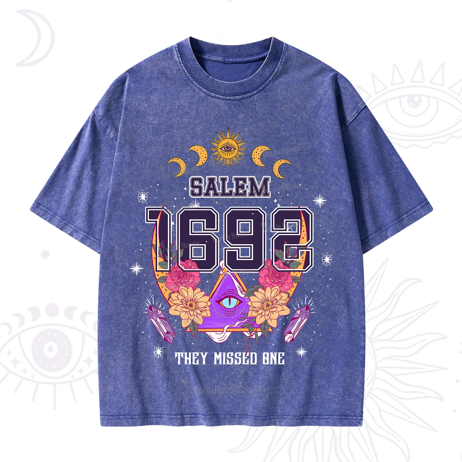 Purplehecate Salem 1692 They Missed One Washed T-Shirt