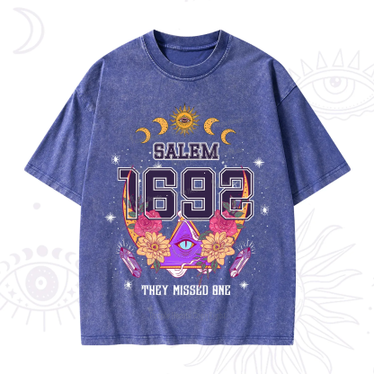 Purplehecate Salem 1692 They Missed One Washed T-Shirt