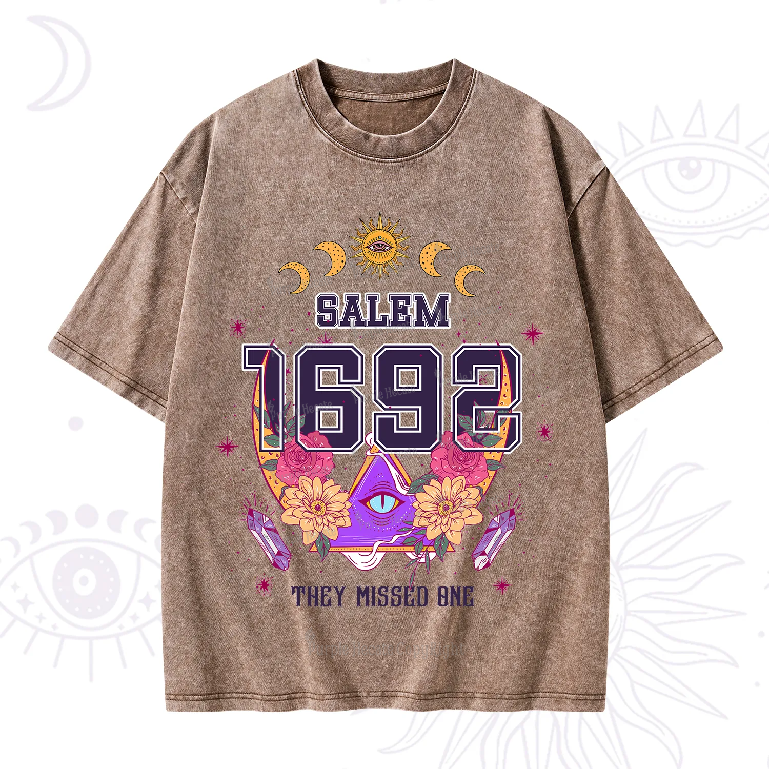 Purplehecate Salem 1692 They Missed One Washed T-Shirt