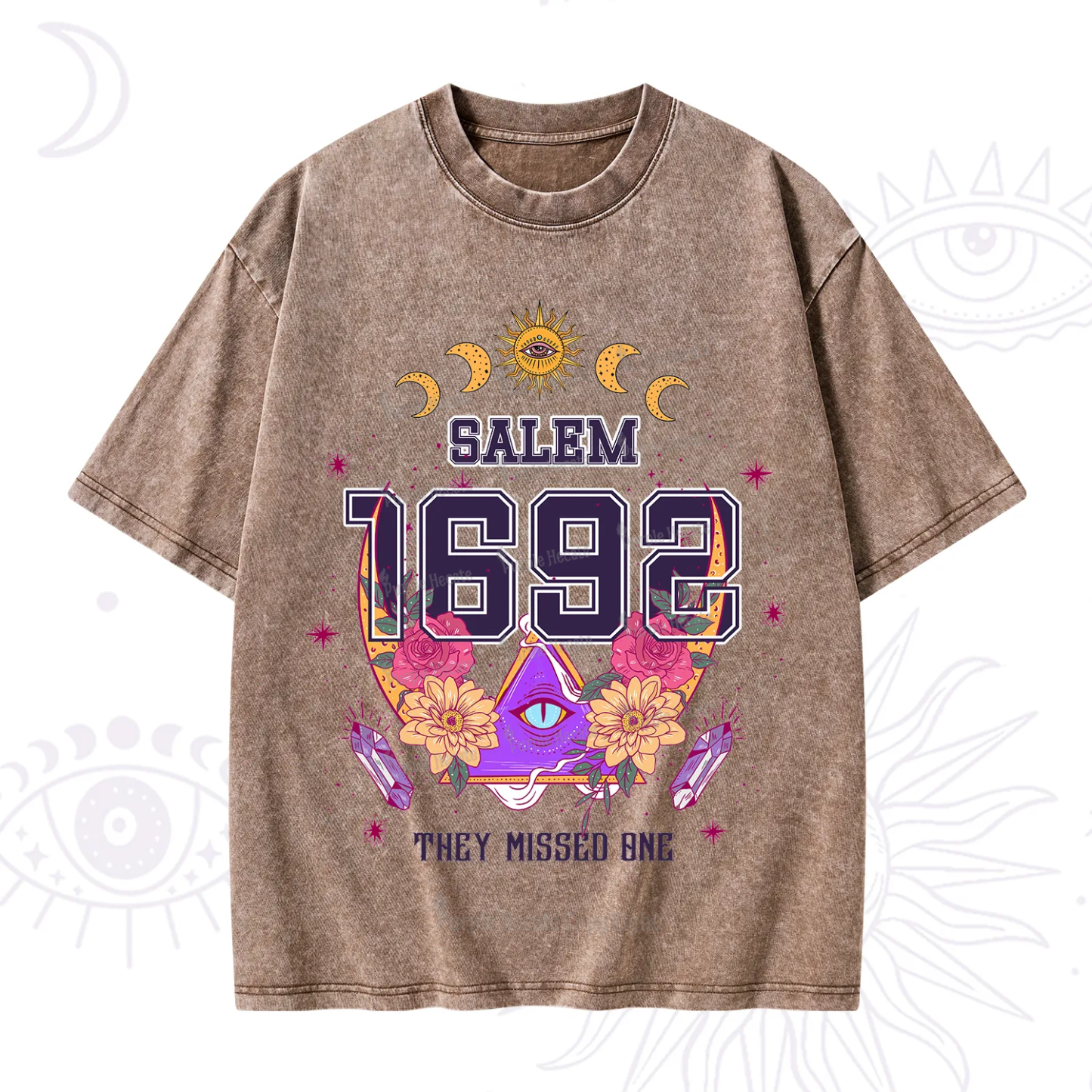 Purplehecate Salem 1692 They Missed One Washed T-Shirt