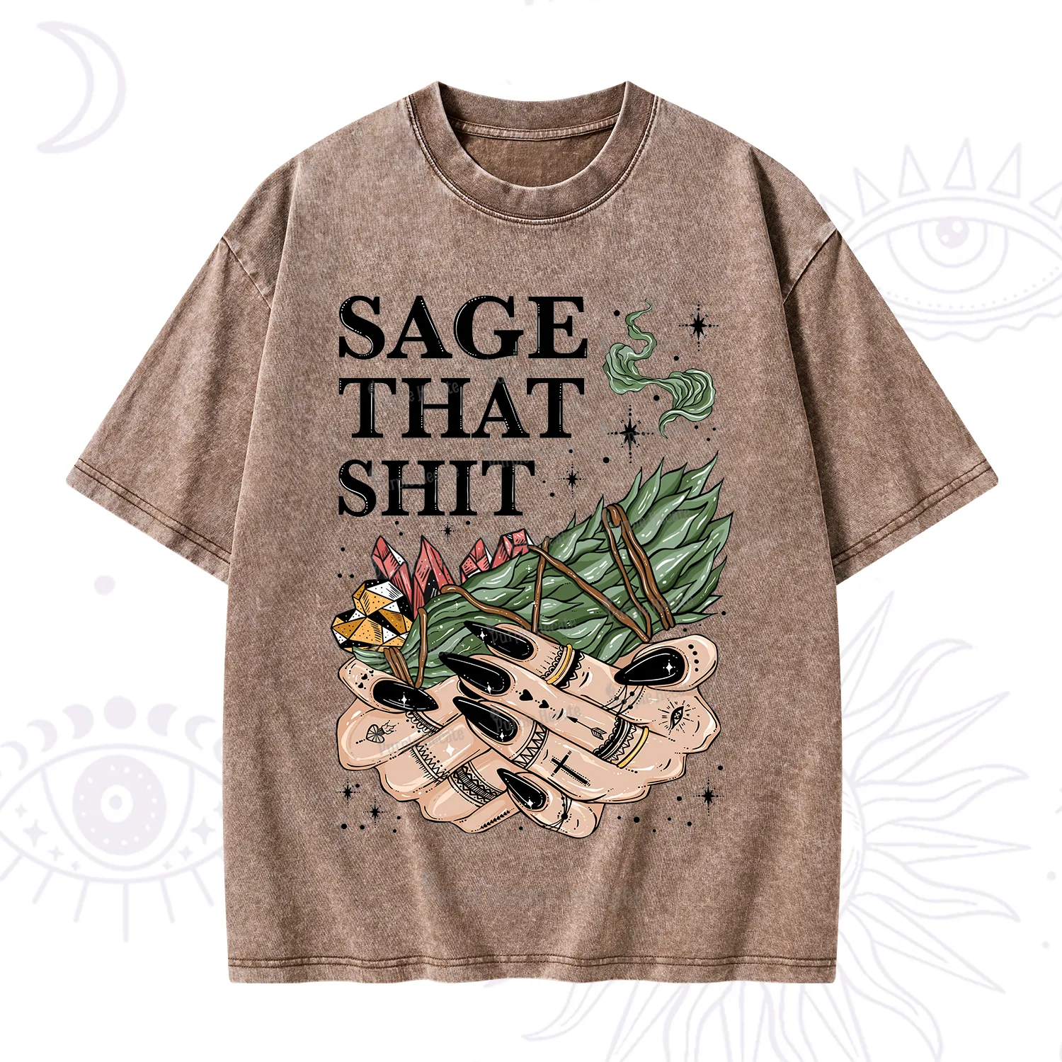 Purplehecate Smudge That Shit Washed T-Shirt