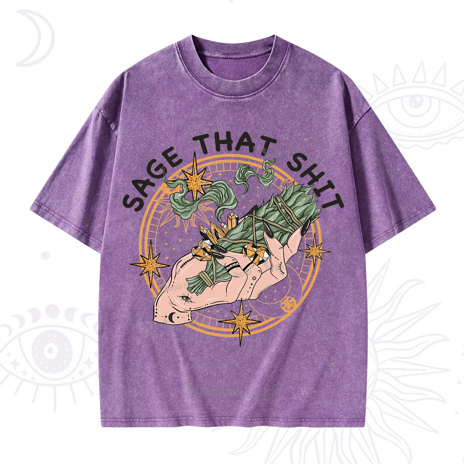 Purplehecate Smudge That Shit Washed T-Shirt