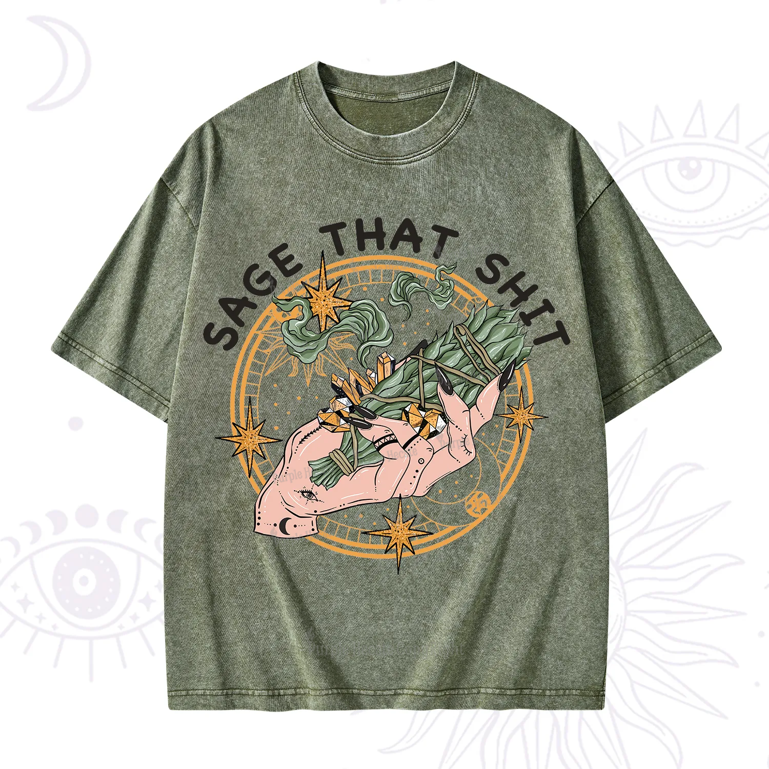 Purplehecate Smudge That Shit Washed T-Shirt