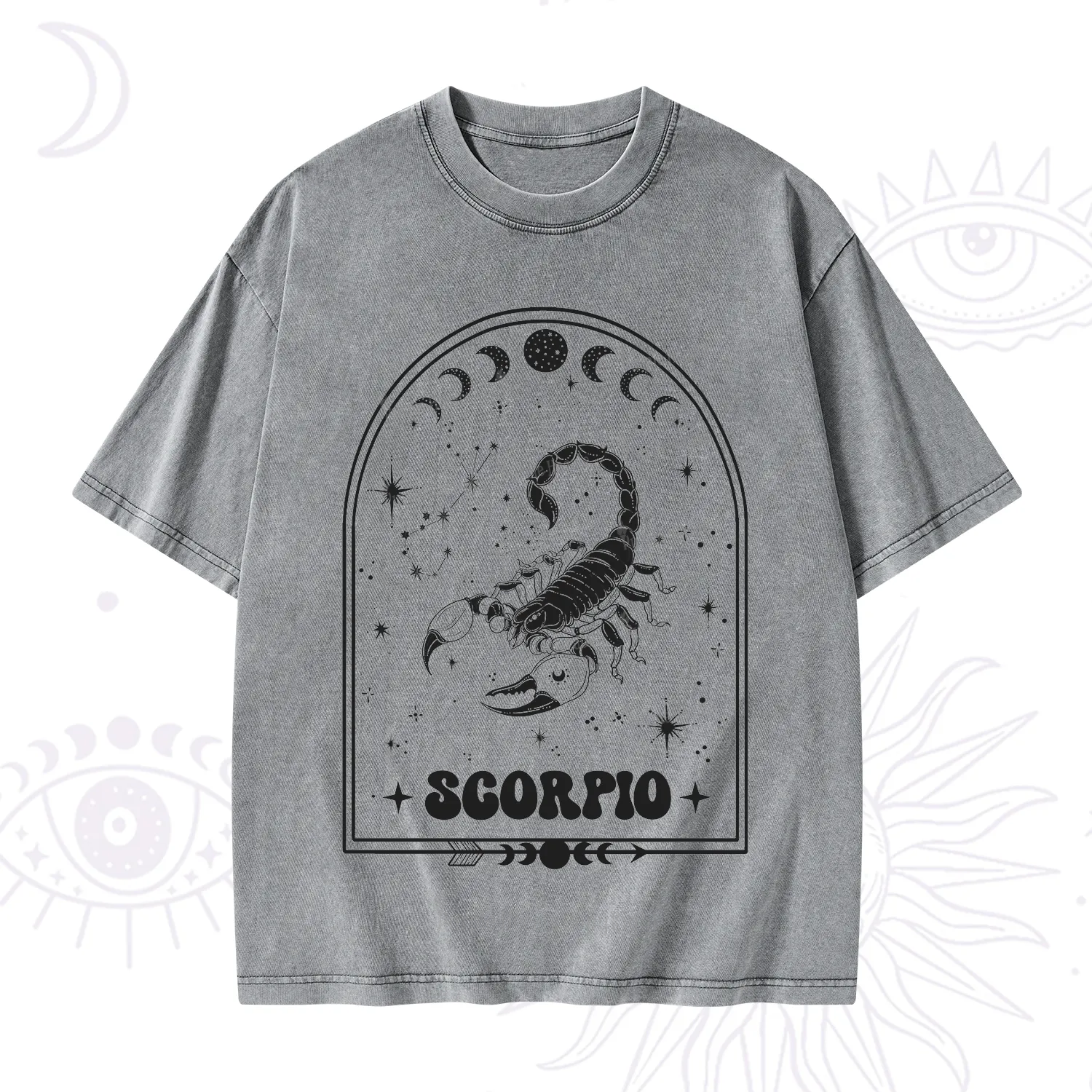 Purplehecate Zodiac Scorpio Under the Stars Washed T-Shirt