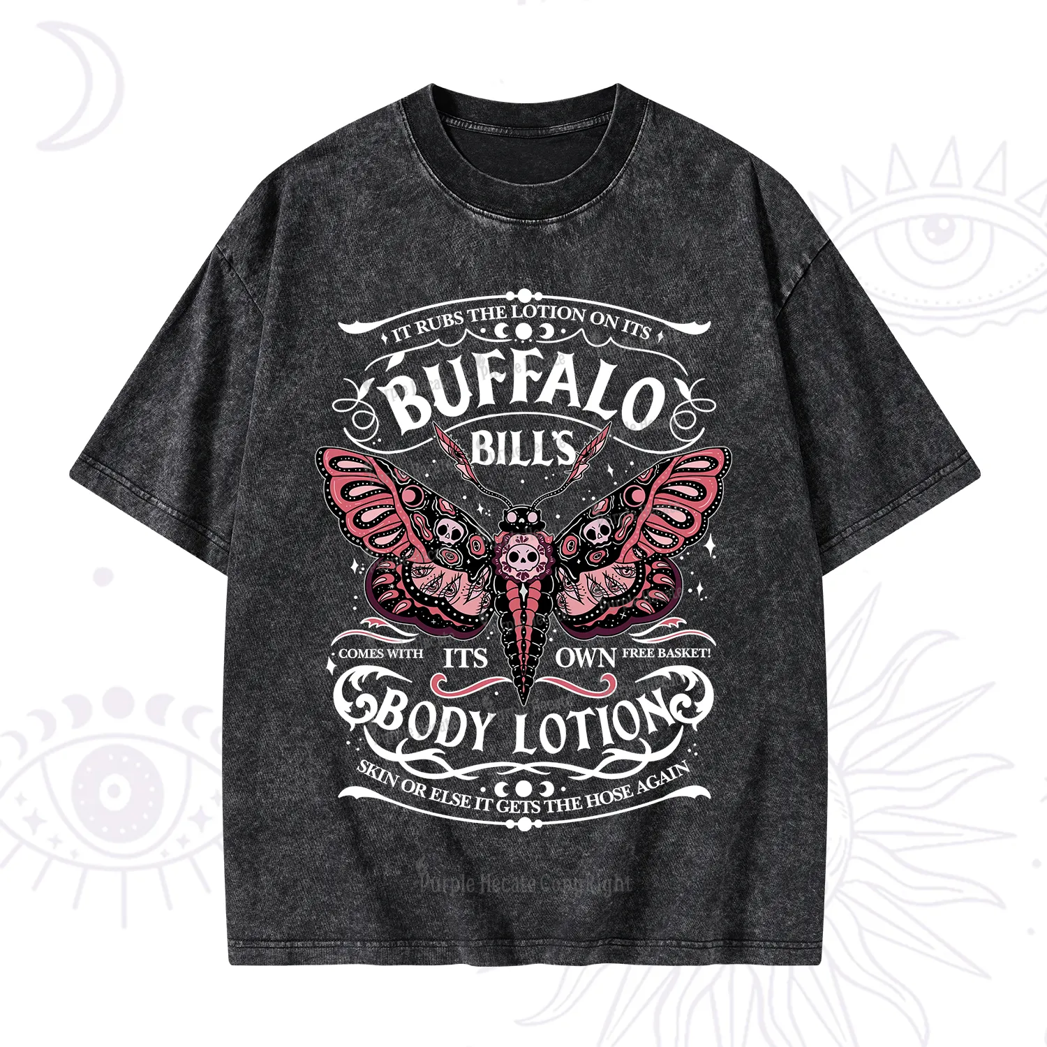 Purplehecate Buffalo Bill's Body Lotion Washed T-Shirt