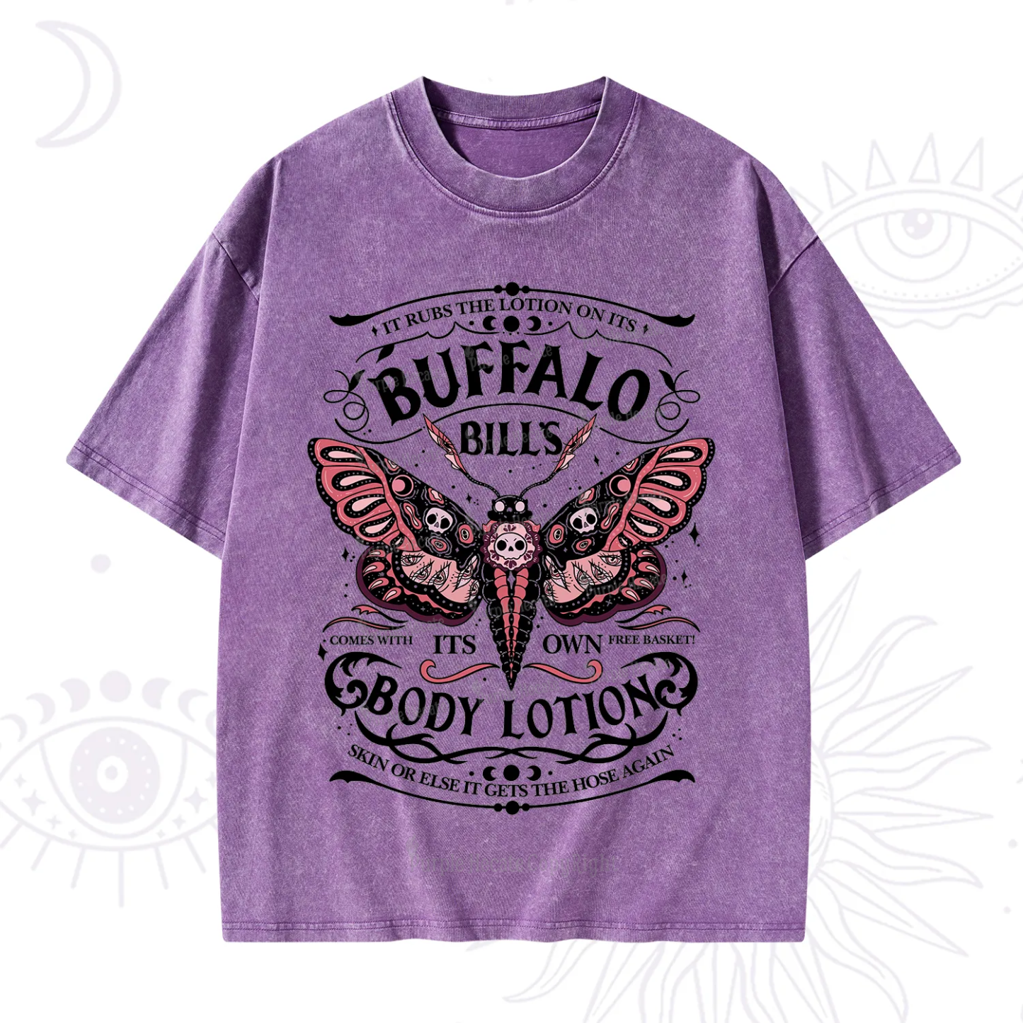 Purplehecate Buffalo Bill's Body Lotion Washed T-Shirt