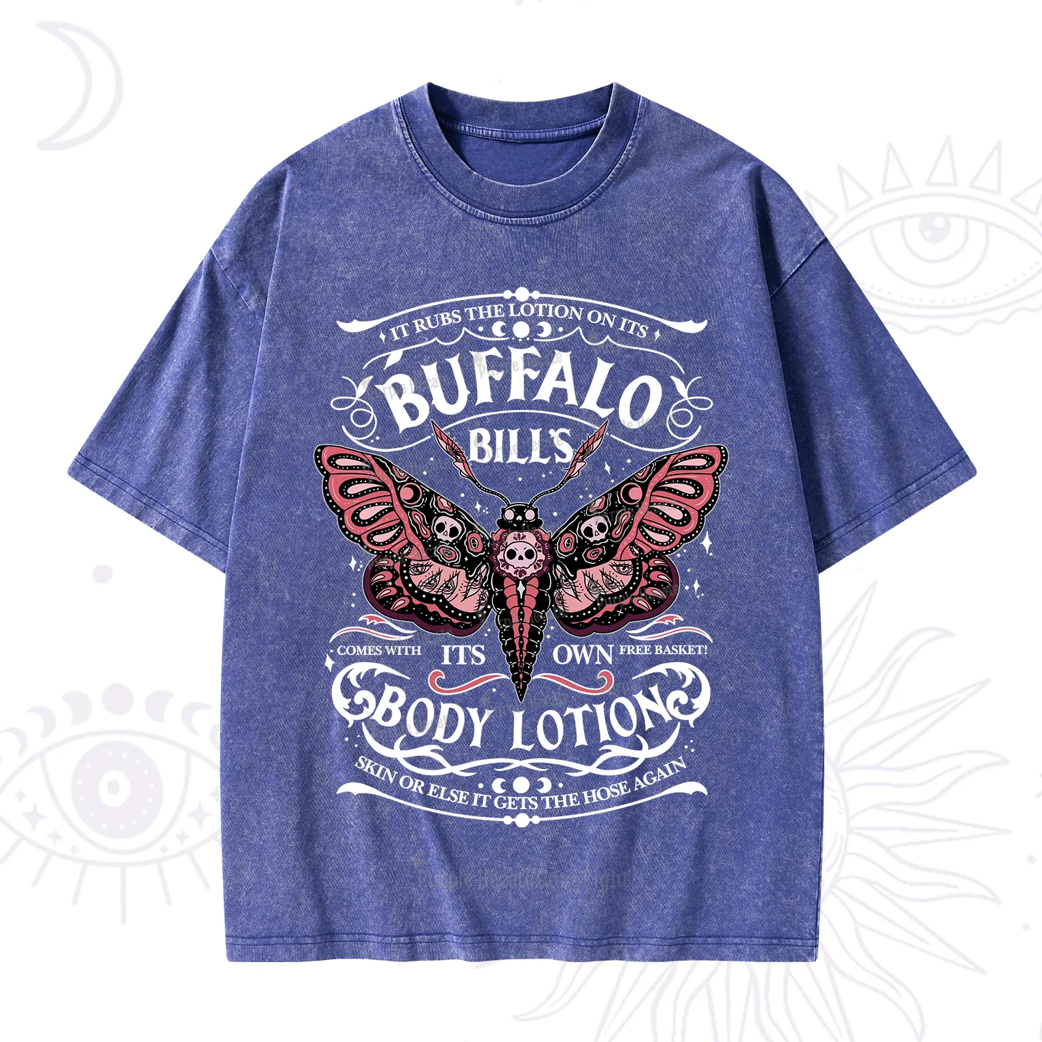 Purplehecate Buffalo Bill's Body Lotion Washed T-Shirt