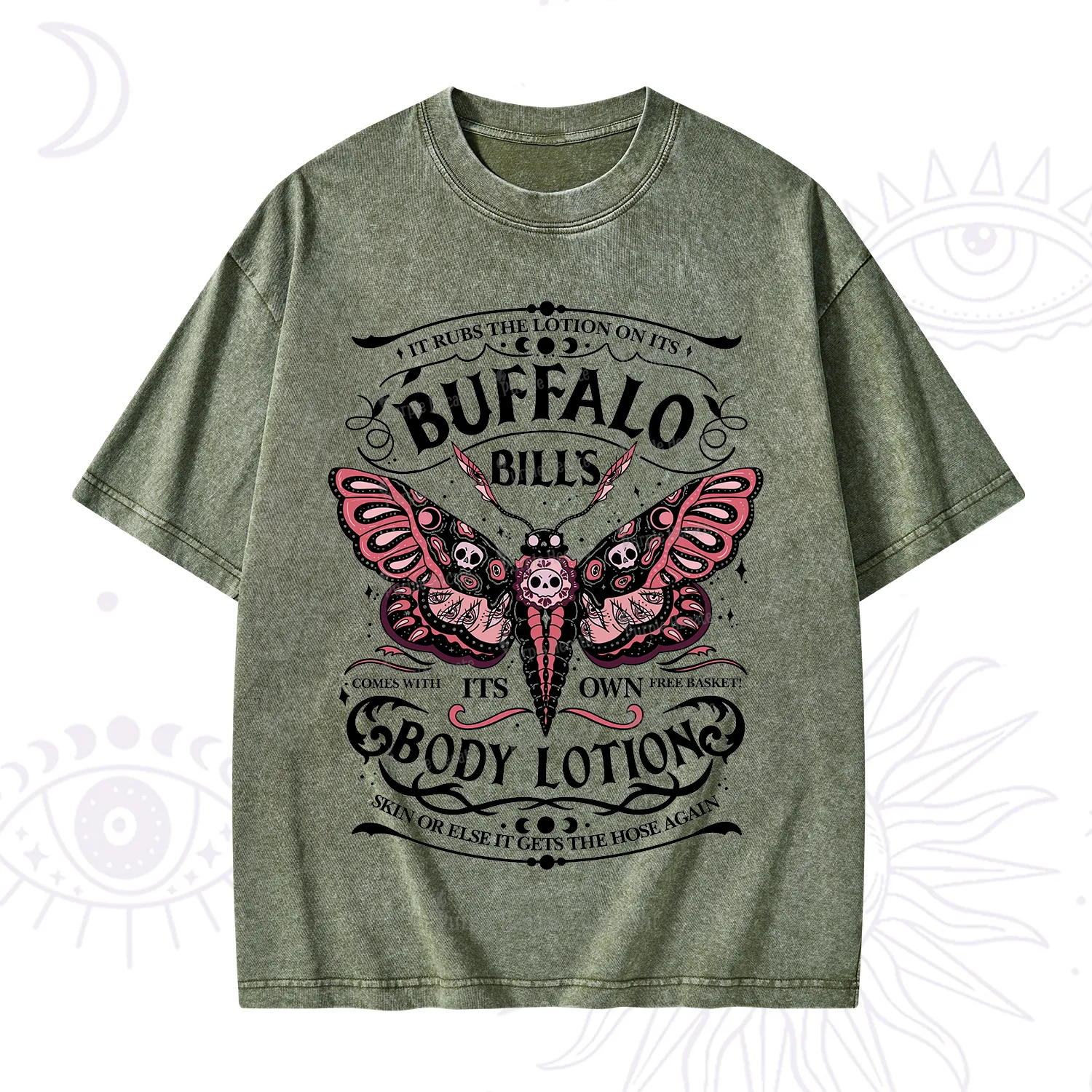 Purplehecate Buffalo Bill's Body Lotion Washed T-Shirt