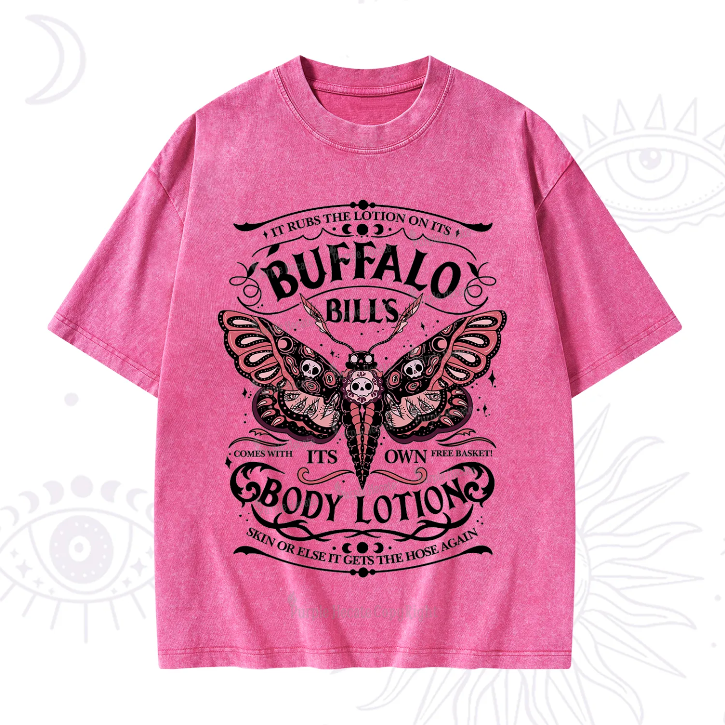 Purplehecate Buffalo Bill's Body Lotion Washed T-Shirt