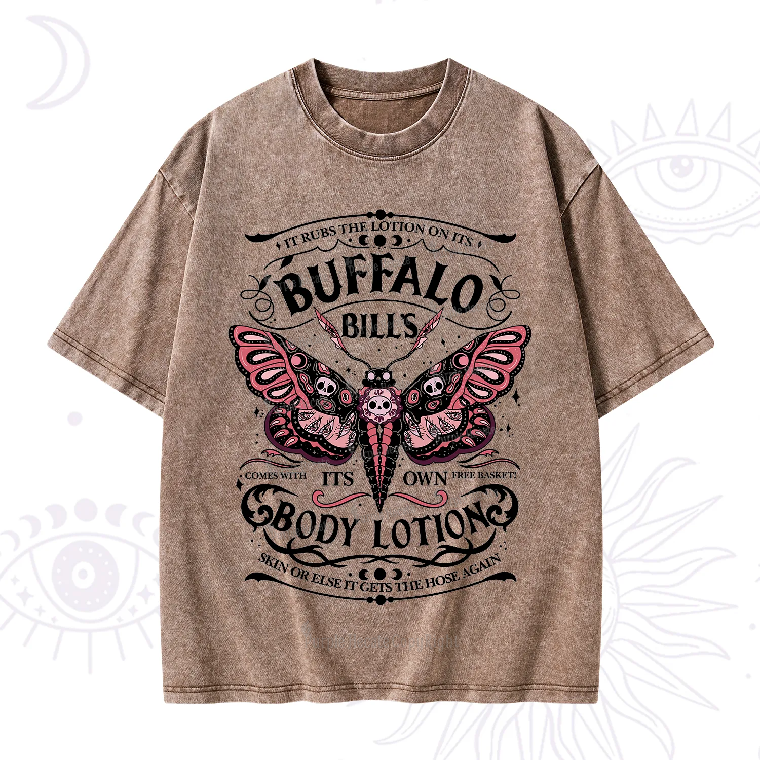 Purplehecate Buffalo Bill's Body Lotion Washed T-Shirt
