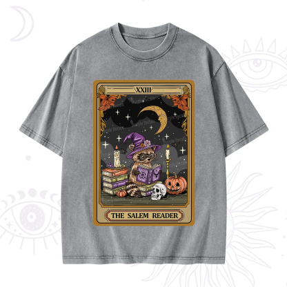 Purplehecate The Salem Reader Tarot Washed T-Shirt