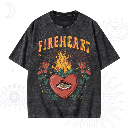 Purplehecate Fireheart Washed T-Shirt