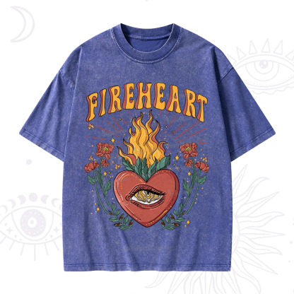 Purplehecate Fireheart Washed T-Shirt