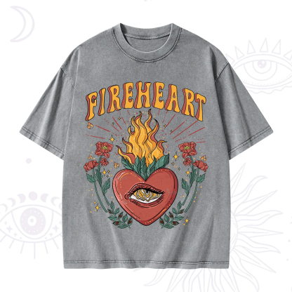 Purplehecate Fireheart Washed T-Shirt