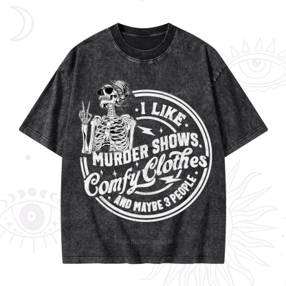 Purplehecate I Like Murder Shows Comfy Clothes And Maybe 3 People Washed T-Shirt